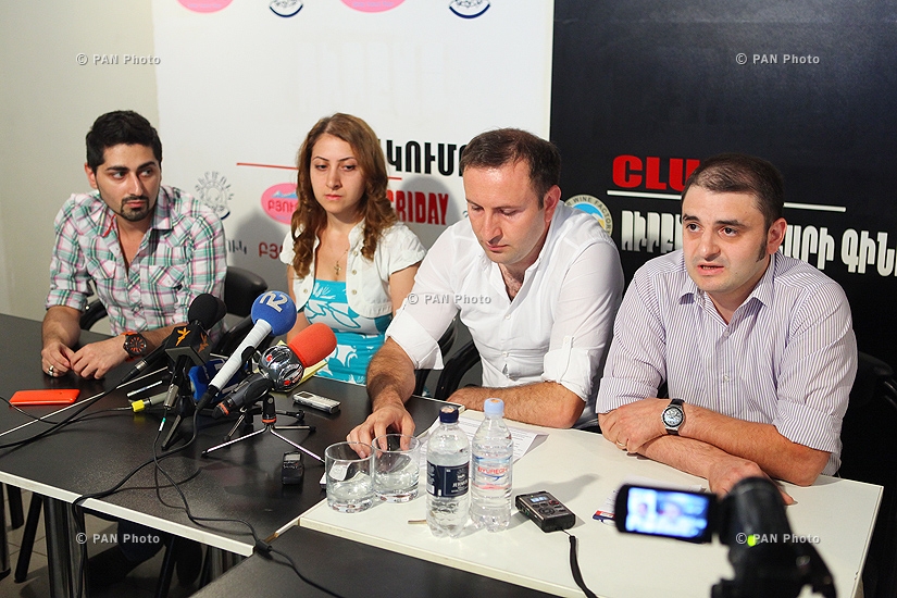 Press conference of I Am Against Initiative members 