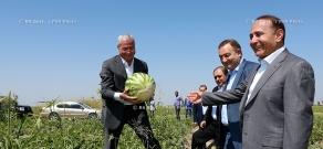 Правительство РА: Рабочий визит премьер-министра Овика Абрамяна в Армавирскую область