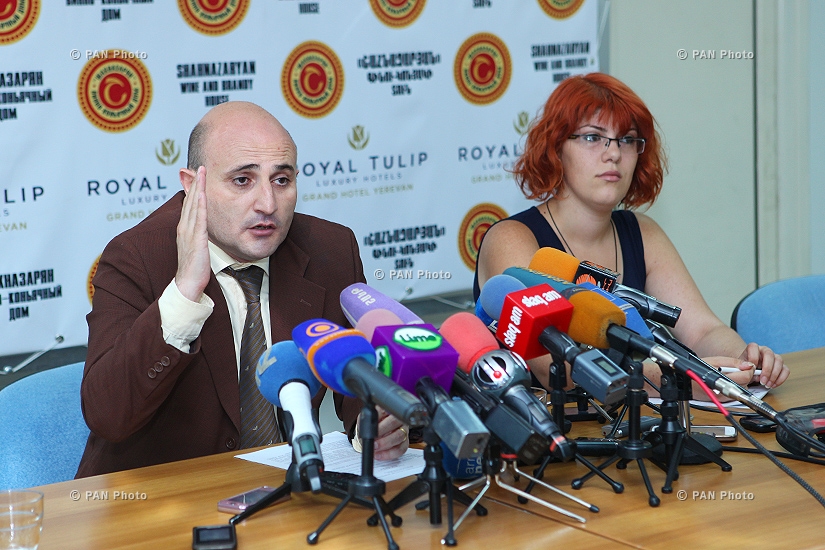 Пресс-конференция начальника Управления туризма Министерства экономики Армении Мехака Апресяна