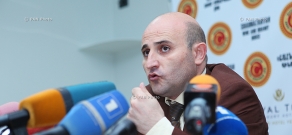 Пресс-конференция начальника Управления туризма Министерства экономики Армении Мехака Апресяна