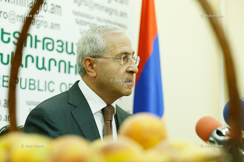Пресс-конференция Министра сельского хозяйства Серго Карапетяна