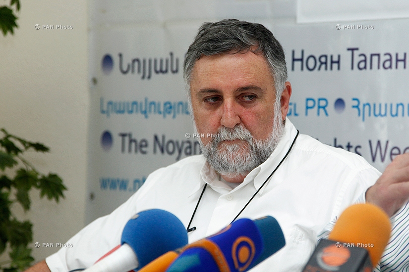 Пресс-конференция директора газеты «Аздак» Шагана Гантааряна