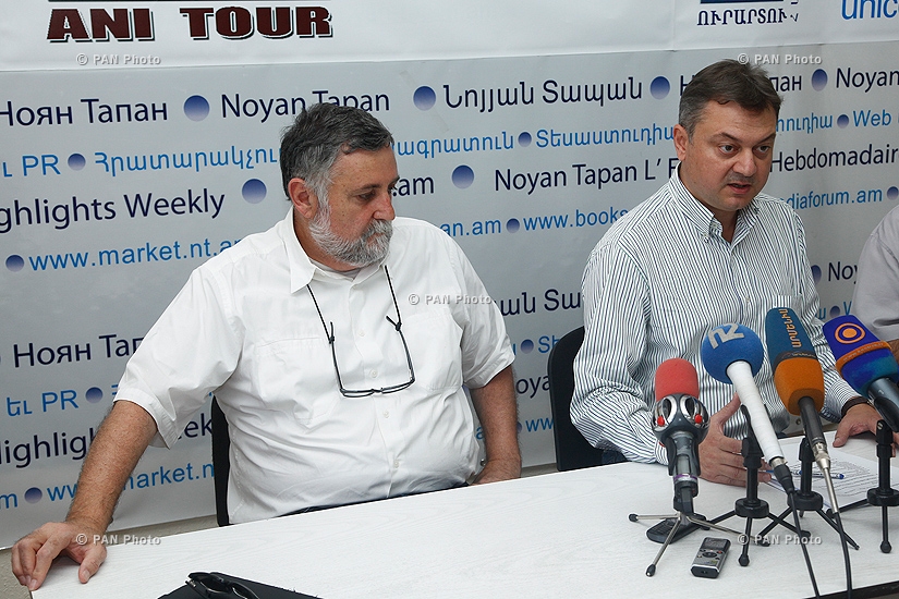 Press conference of  editor-in-chief of “Azdak” daily Shahan Gantaharyan 