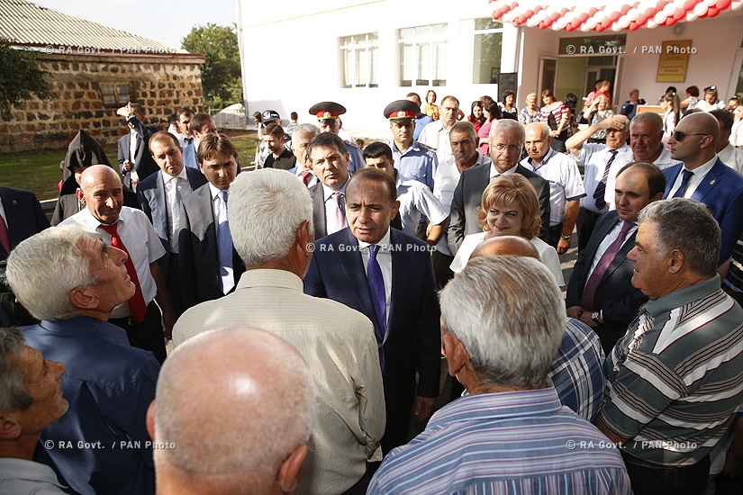 Правительство РА: Премьер-министр Овик Абрамян посетил Котайкскую область  