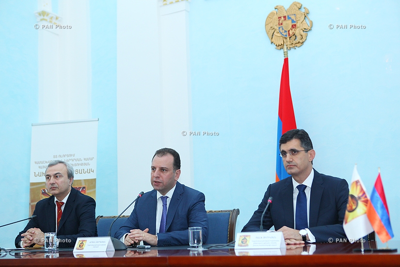 Press conference of Hovik Musaelyan, Vigen Sargsyan and Ralph Yirikyan