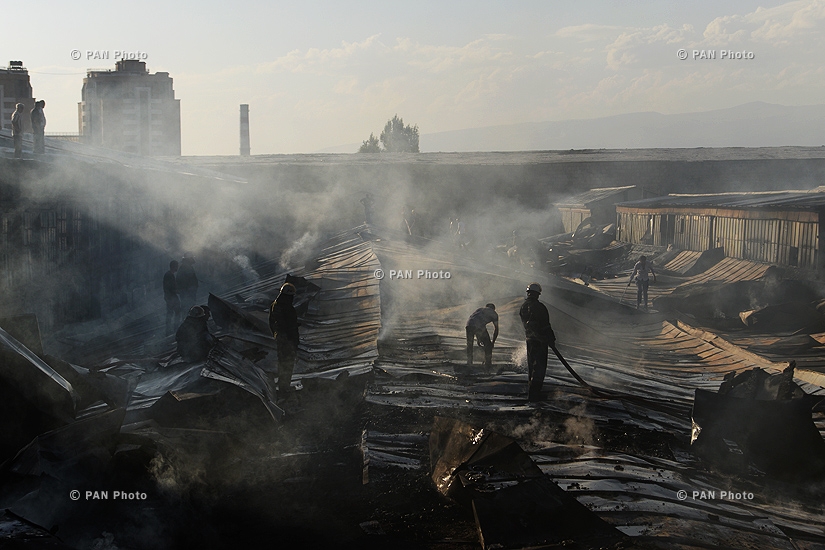 Пожар на автомобильном заводе «ЕрАЗ»