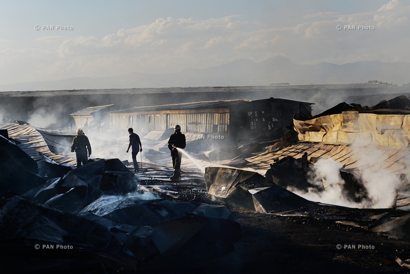 Пожар на автомобильном заводе «ЕрАЗ»