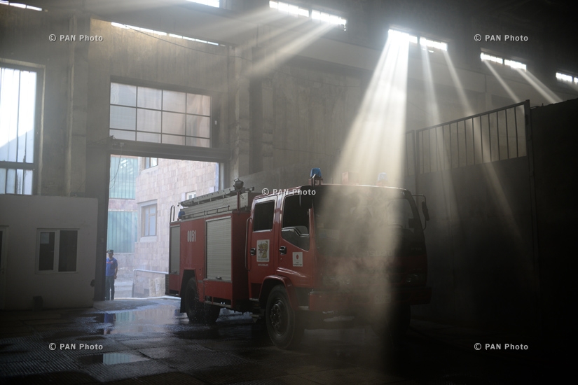 Fire in Yeraz Automobile Factory 