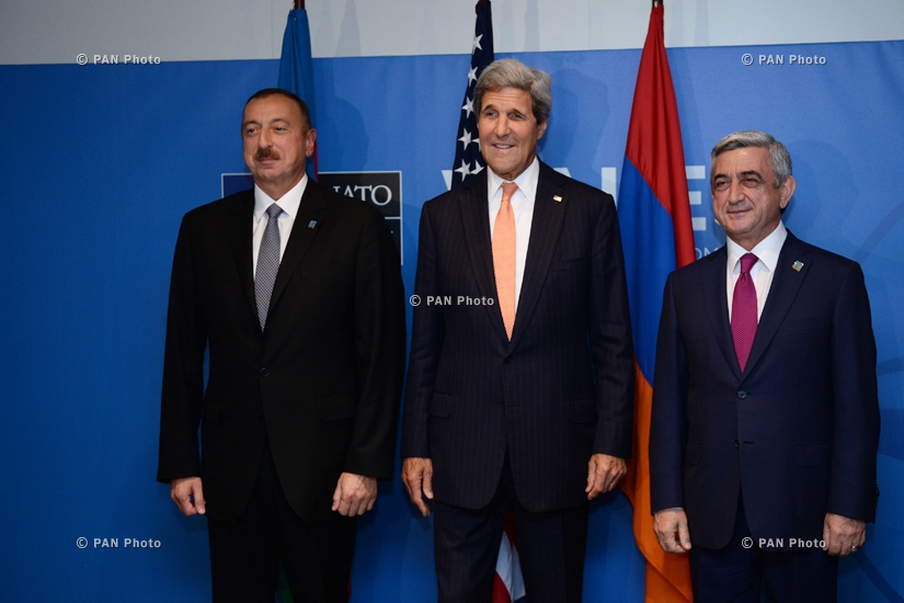 Ilham Aliyev, John Kerry, Serzh Sargsyan