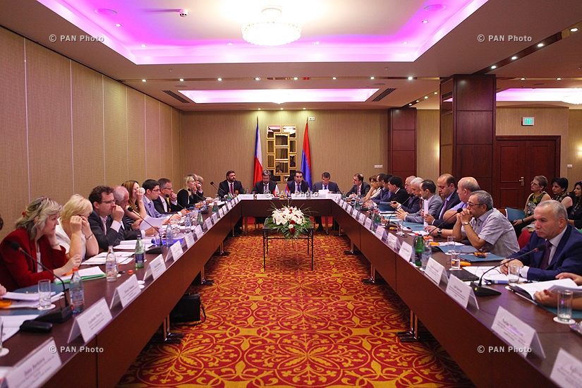 Официальная церемония открытия первого заседания армяно-чешской межправительственной комиссии по вопросам экономического сотрудничества
