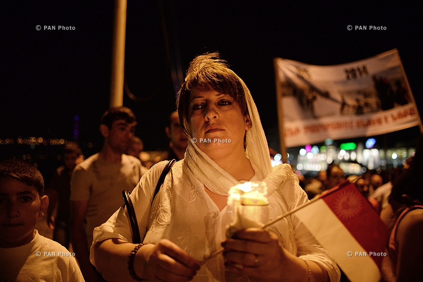 March against the genocide of Yazidis in Iraq