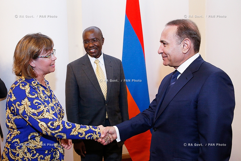 RA Govt.: Prime minister Hovik Abrahamyan receives World Bank Regional Director Henry Kerali