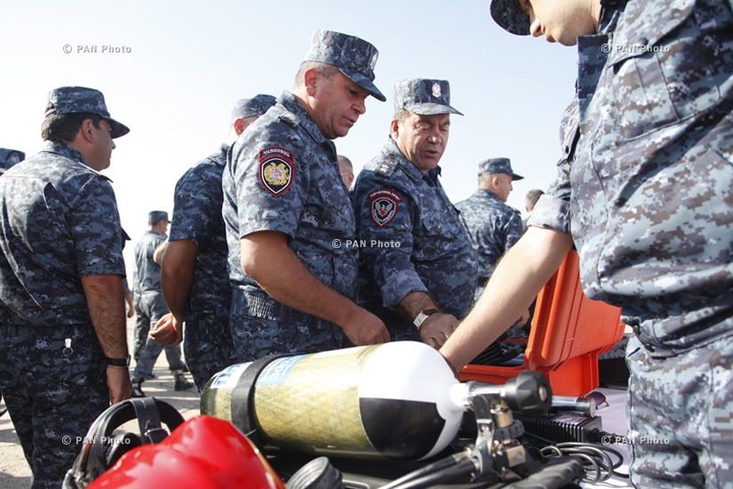 Police departments and police forces of Armenia hold command staff drills