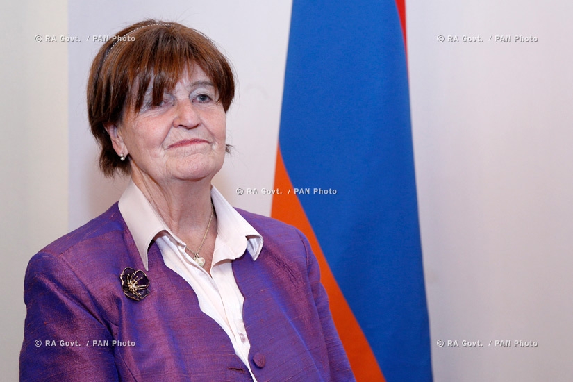 RA Govt.: Armenian PM Hovik Abrahamyan meets with delegation led by Baroness Caroline Cox