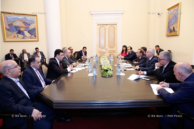 RA Govt.: PM Hovik Abrahamyan meets with Kuwaiti parliamentary delegation led by  Faisal Fahd Al Shaya