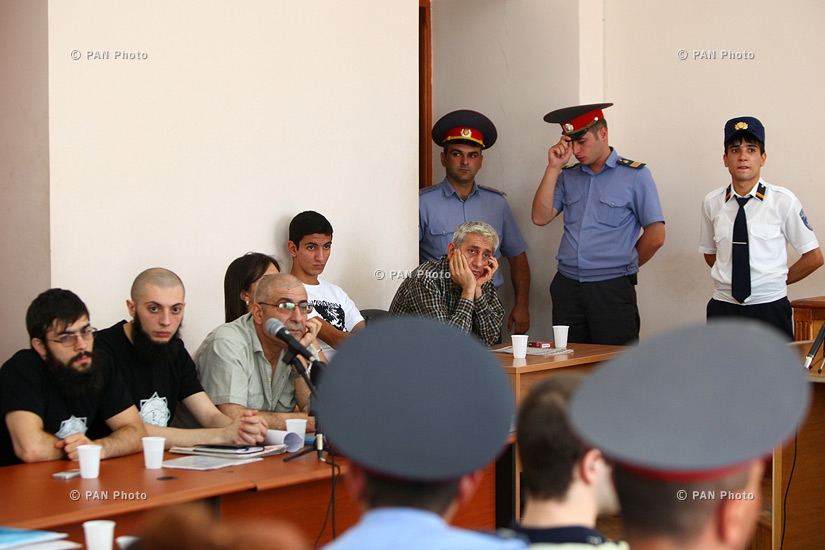 Заседание суда по делу Шанта Арутюняна и его друзей 