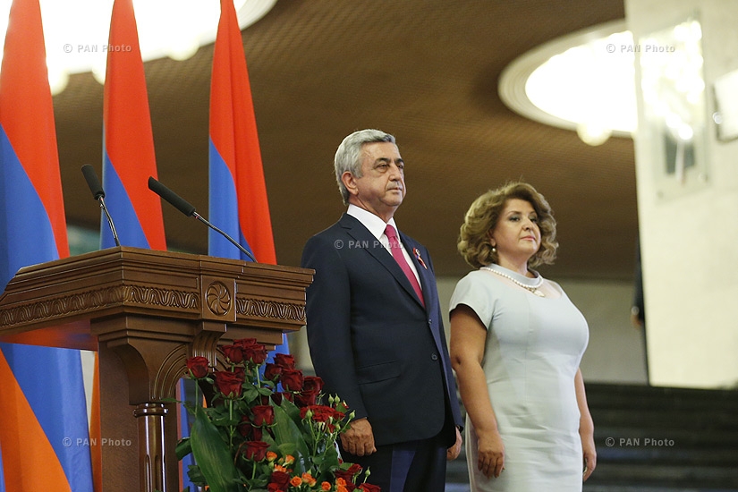 Торжественный прием по случаю 23-ей годовщины независимости Армении в СКК имени К.Демирчяна 