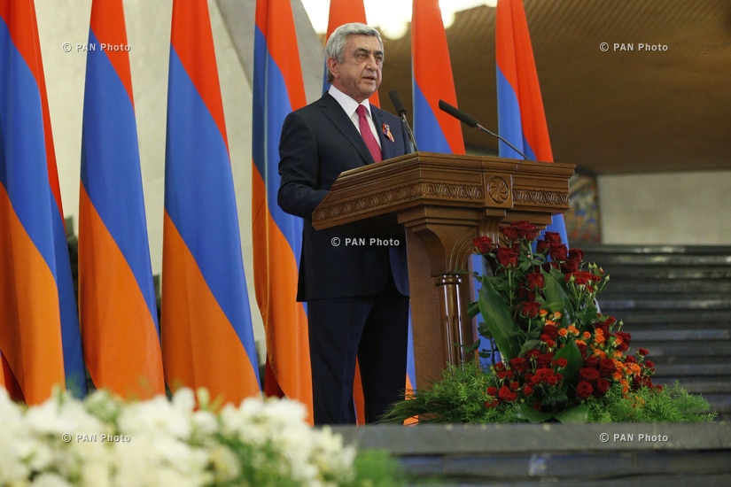 State reception at Demirchyan Sports & Concert Complex on Armenia’s 23rd independence anniv.