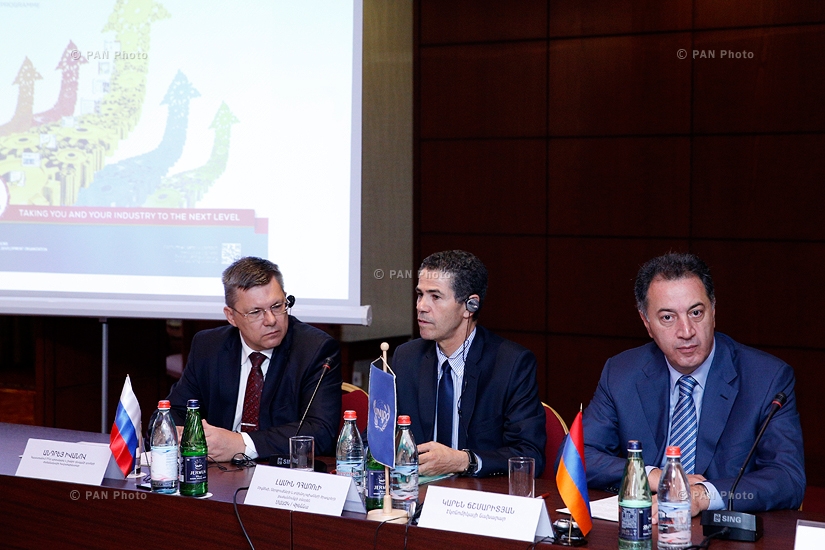 Презентация проекта Организация ООН по промышленному развитию «Повышение конкурентоспособности экспортных отраслей промышленности Армении посредством модернизации и увеличения доступности рынка»