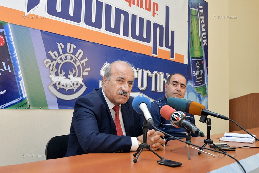 Press conference of RPA member Khosrov Harutyunyan