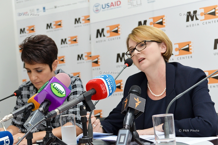 Пресс-конференция посла Великобритании в Армении Кэтрин Лич