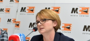 Пресс-конференция посла Великобритании в Армении Кэтрин Лич