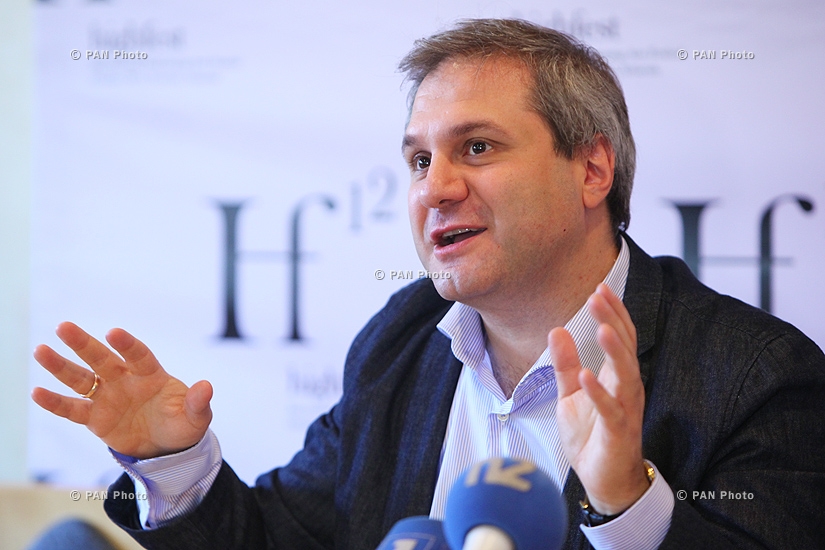 Press conference of High Fest International Theatre Festival chairman Arthur Ghukasyan