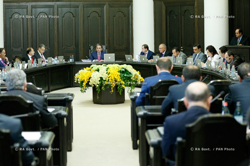Правительство РА: Заседание правительства