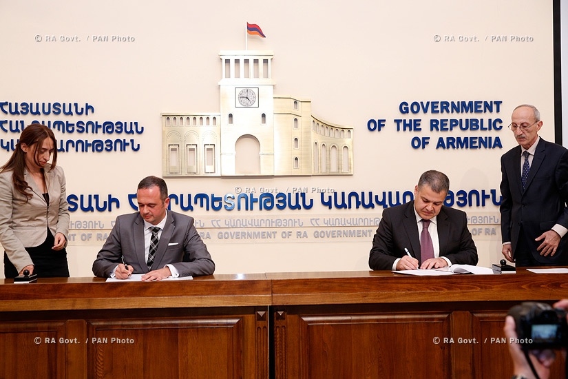 Grant agreement is signed between the Armenian Government and Austrian Development Agency