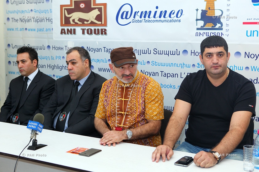 Пресс-конференция Тиграна Чобаняна, Рустама Алавердяна и Мехди Аврайа