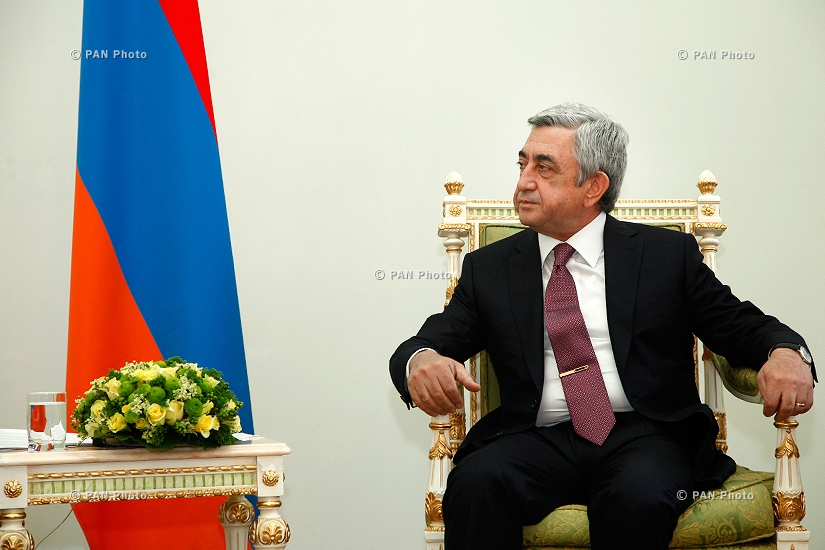 President Serzh Sargsyan meets UNDP Administrator Helen Clark