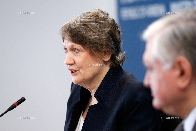 Press conference of UNDP Administrator Helen Clark and Armenian Foreign Minister Edward Nalbandian