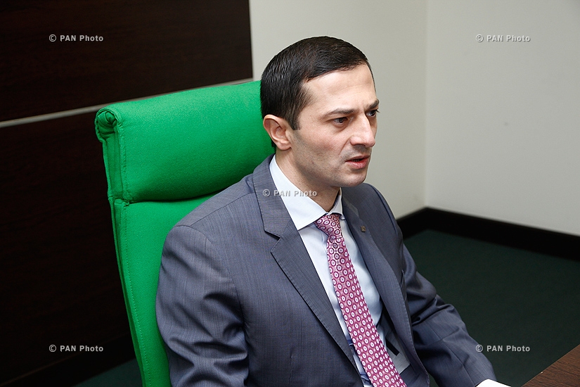 Press conference of Arman Barseghyan, Retail Banking Director of  Ameriabank CJSC