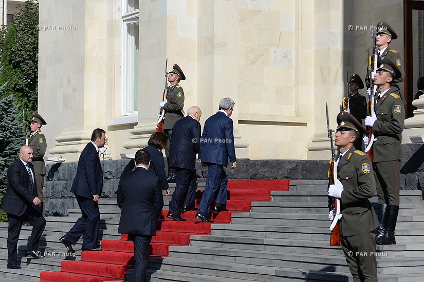 Official farewell ceremony of Greece President Karolos Papoulias