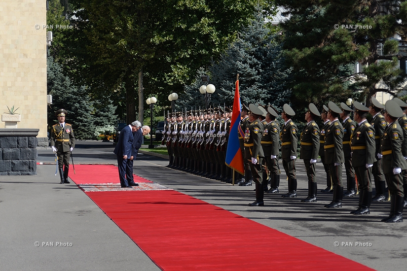 Official farewell ceremony of Greece President Karolos Papoulias