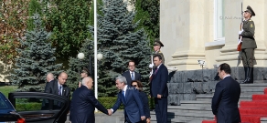 Церемония прощания с президентом Греции Каролосом Папульясом