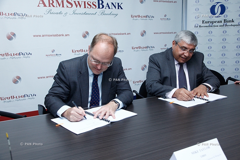 Armswissbank and EBRD sign a $5mln loan agreement to finance SME
