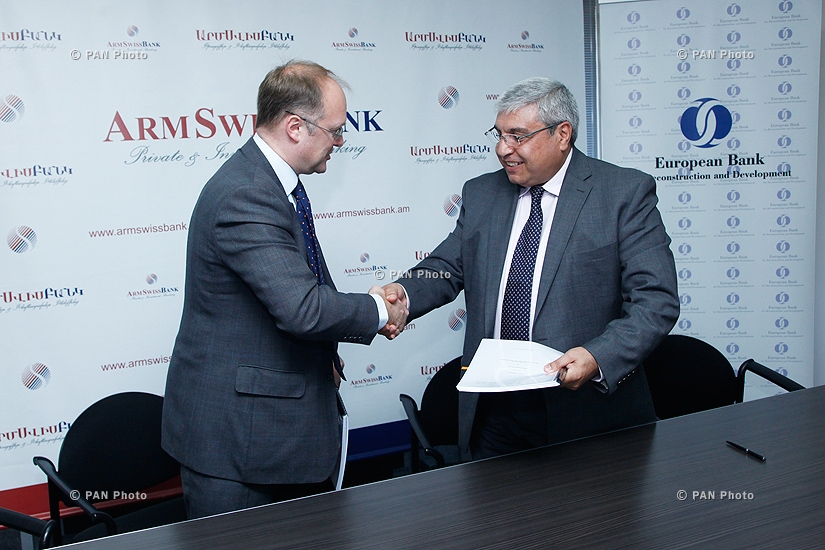 Армсвисбанк и EBRD подписали кредитное соглашение на $5 млн на финансирование МСБ