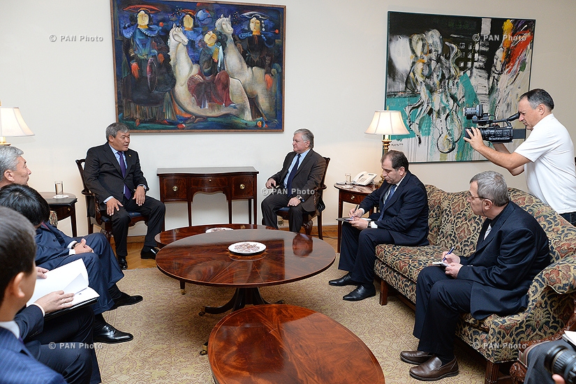 Armenian Foreign Minister Edward Nalbandyan receives Kazakhstan’s First Deputy Foreign Minister Rapil Zhoshybayev