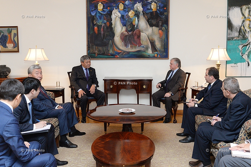 Armenian Foreign Minister Edward Nalbandyan receives Kazakhstan’s First Deputy Foreign Minister Rapil Zhoshybayev