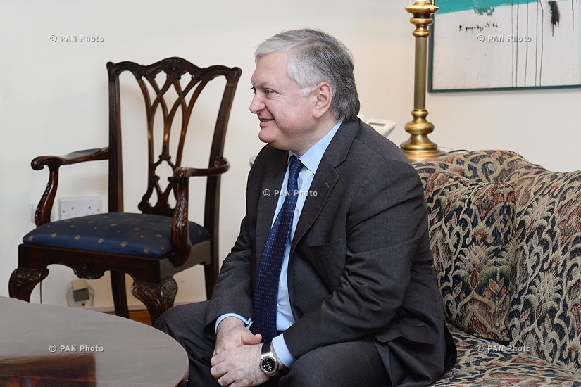 Armenian Foreign Minister Edward Nalbandyan receives CSTO Secretary General Nikolay Bordyuzha