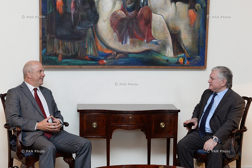 Armenian Foreign Minister Edward Nalbandyan receives Human rights commissioner Nils Muižnieks