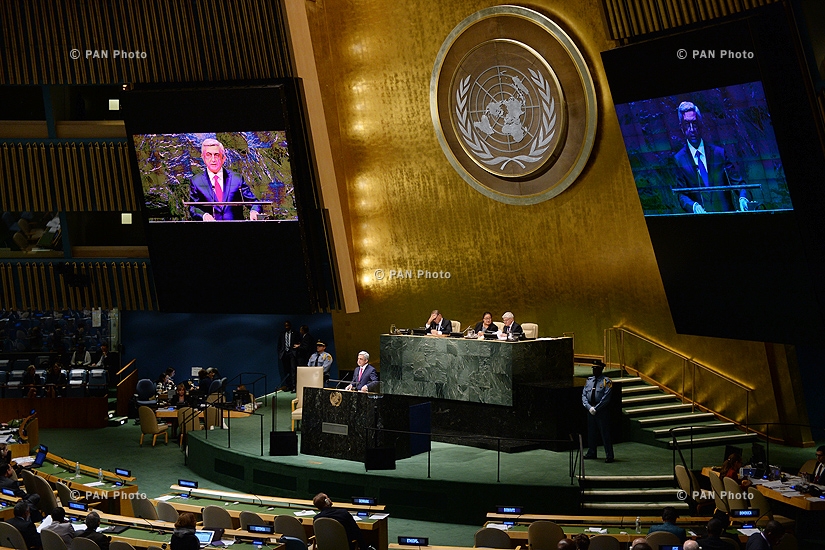  Նախագահ Սերժ Սարգսյանի ելույթը ՄԱԿ-ի գլխավոր ասամբլեայի 69-րդ նստաշրջանում