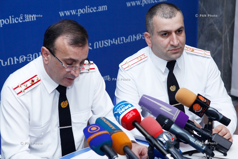 Ոստիկանության անձնագրային և վիզաների վարչության պետ, ոստիկանության գնդապետ Միշա Սարդարյանի մամուլի ասուլիսը