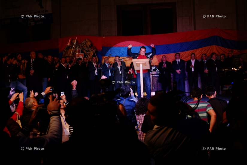 Nationwide opposition rally of  Prosperous Armenia (PAP), Armenian National Congress' (ANC) and Heritage 