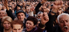 Общереспубликанский митинг партий «Процветающая Армения» (ППА), «Армянский национальный конгресс» (АНК) и «Наследие»