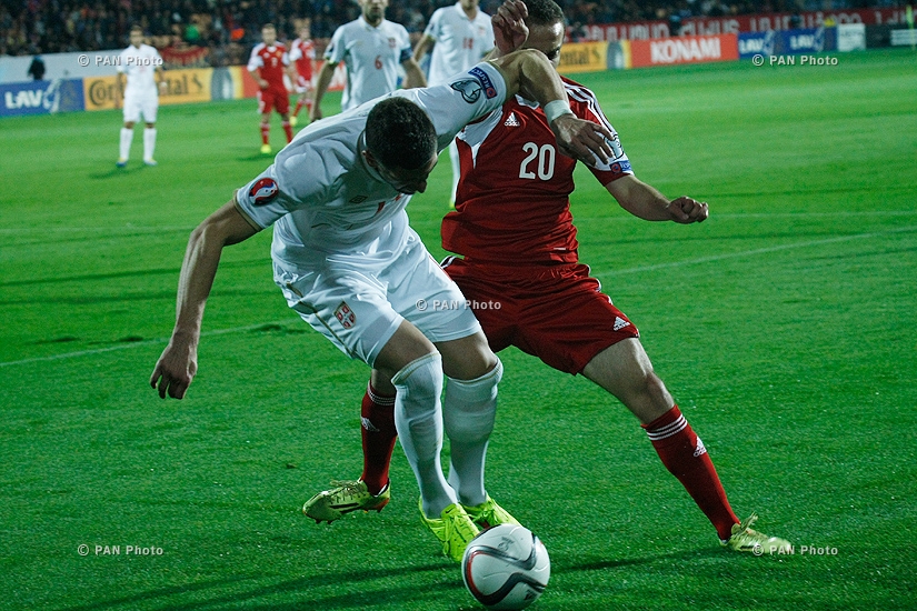 Armenia vs Serbia. Uefa Euro 2016 Qualifying. 