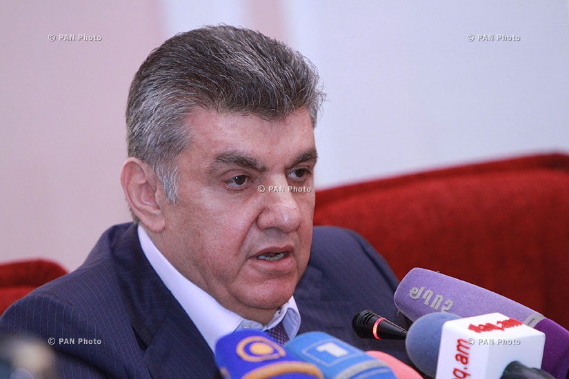 Press conference of the head of the Union of Armenians of Russia and World Armenian Congress Ara Abrahamyan