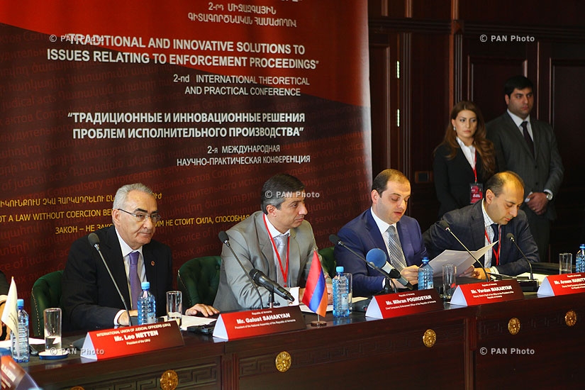 International theoretical and practical conference on Traditional and innovative solutions to issues relating to enforcement proceedings: Day 1