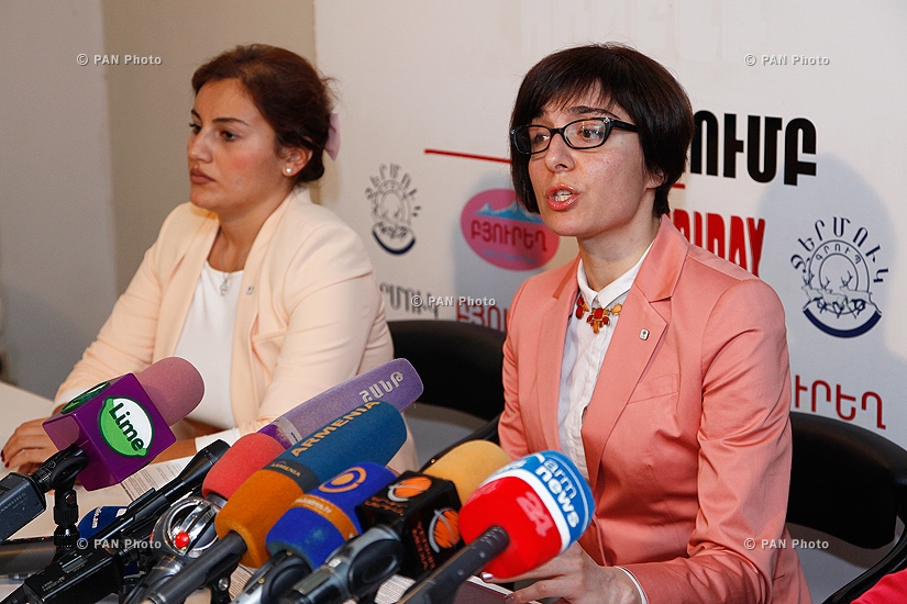 Пресс-конференция представителя ереванского офиса МККК Зары Аматуни